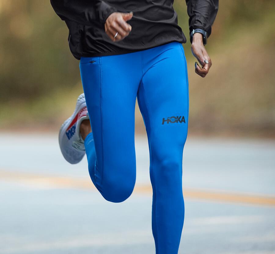 Hoka One One Performance Crop Tight Byxor Dam - Blå - LNPVE-8207